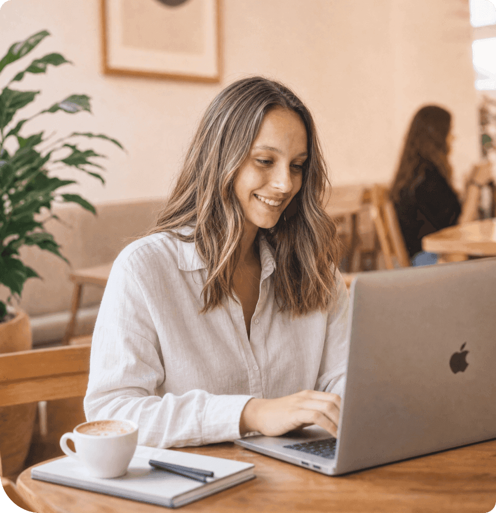 Project-based specialist working from a laptop