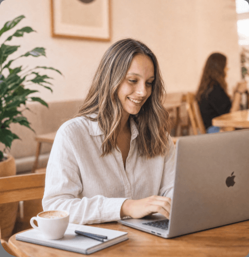 Project-based specialist working from a laptop